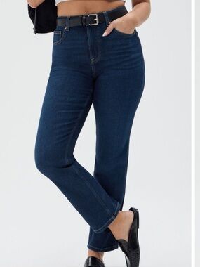 Fabletics Dark Blue Straight Leg Jeans